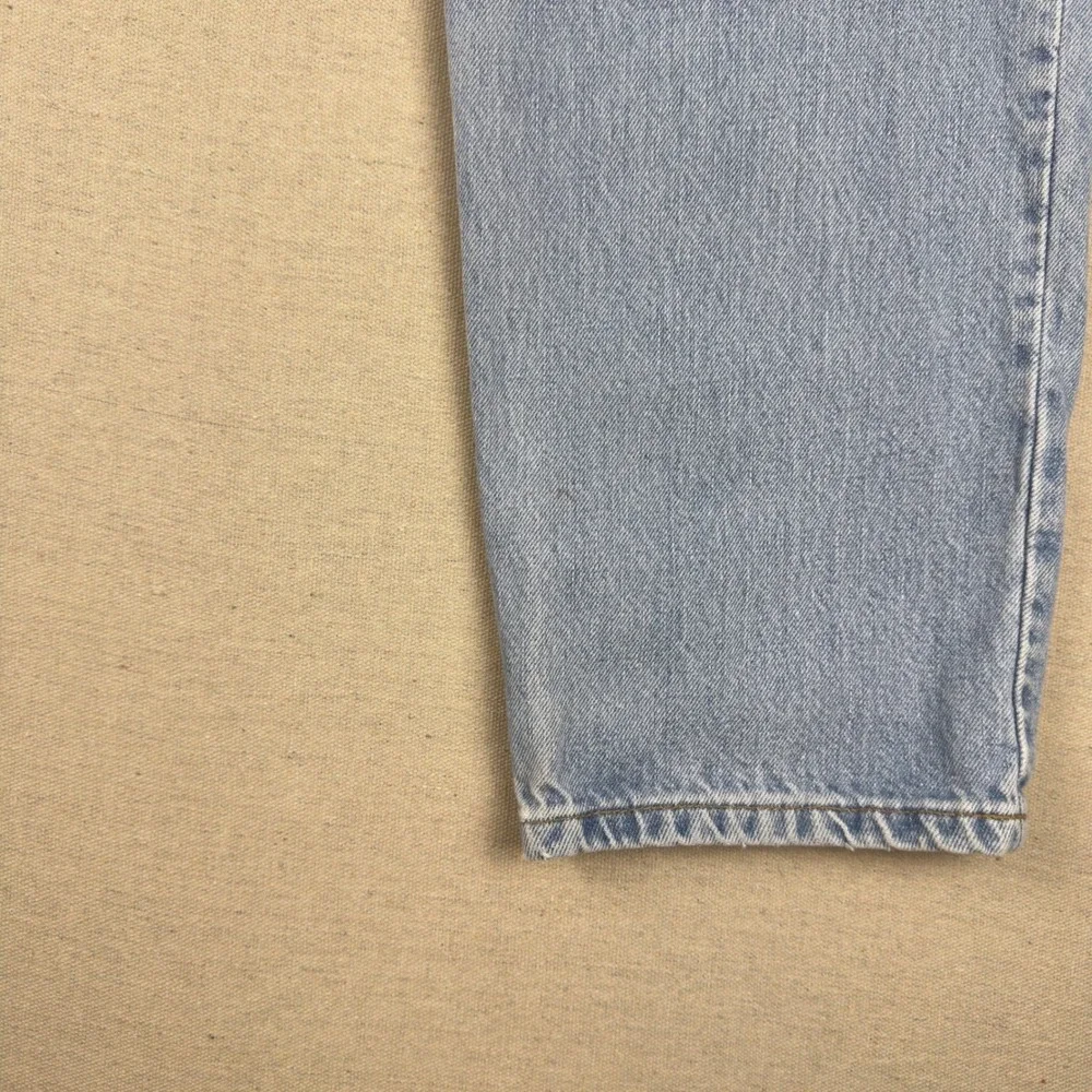 Vintage Levi's 550 Relaxed Men's Jeans 32.5x33.5 Light Wash 100% Cotton 1999 Y2K